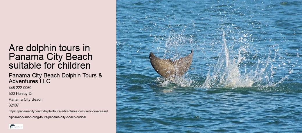 Are dolphin tours in Panama City Beach suitable for children